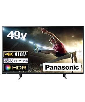 Amazon | パナソニック 49V型 4Kチューナー内蔵 液晶テレビ